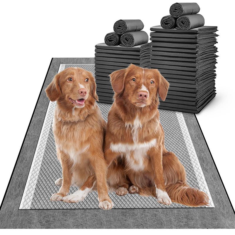 Charcoal Pee Pads For Dogs,Dog Pee Pads 6-Layer Leak-Proof & Quick Dry Dog Training Pads Charcoal Pee Pads For Dogs,Dog Pee Pads 6-Layer Leak-Proof & Quick Dry Dog Training Pads