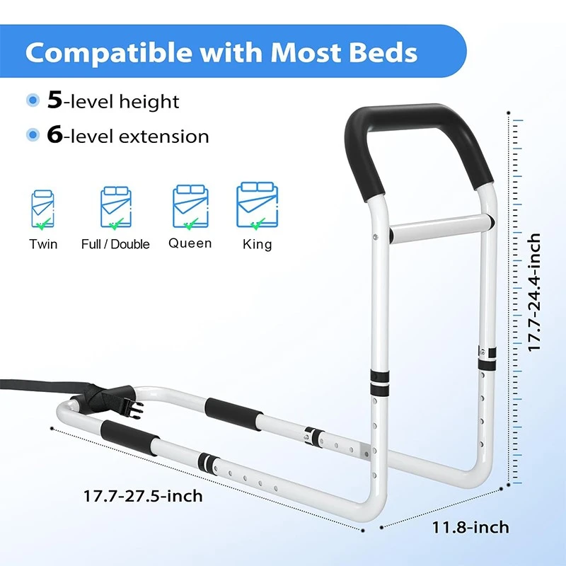 elderly bedside rail